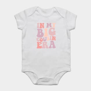 In my Big Cousin Era, Big Cousin Shirt,Funny Toddler Shirt,Trendy Kid Shirt,Pregnancy Reveal T-Shirt,Baby Announcement Shirt,Siblings Baby Bodysuit